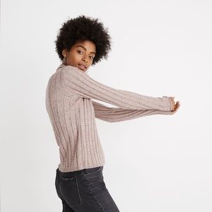 NWT, Madewell Donegal Evercrest Turtleneck Sweater in Coziest Yarn, size XS